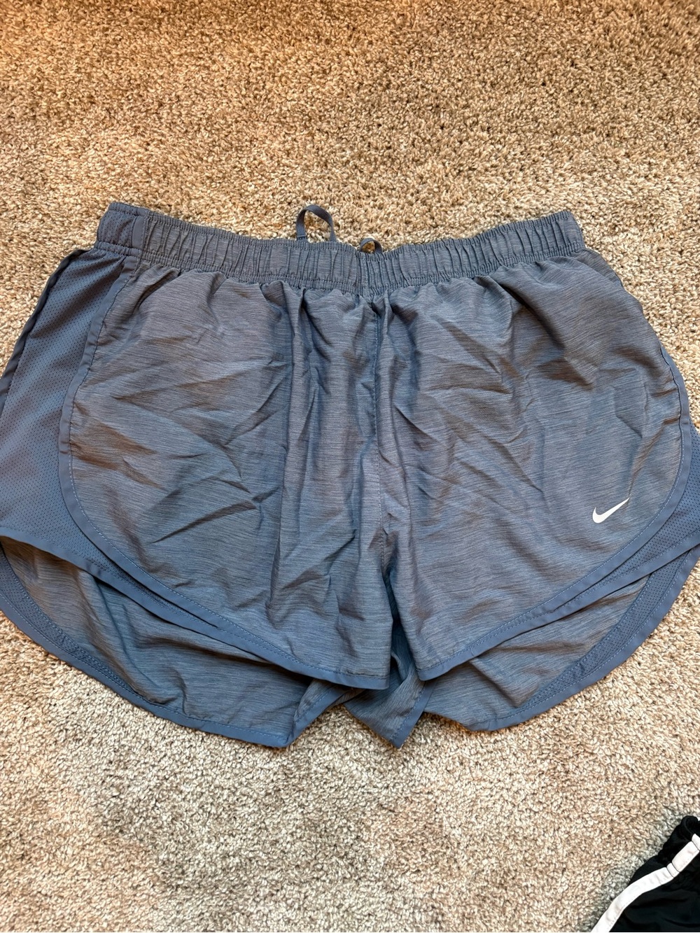 Nike Women's Athletic Shorts Bundle - Black, Olive, Light Blue - Picture 2 of 9
